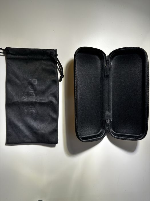 Etui na okulary polaroid nowe woreczek w zestawie