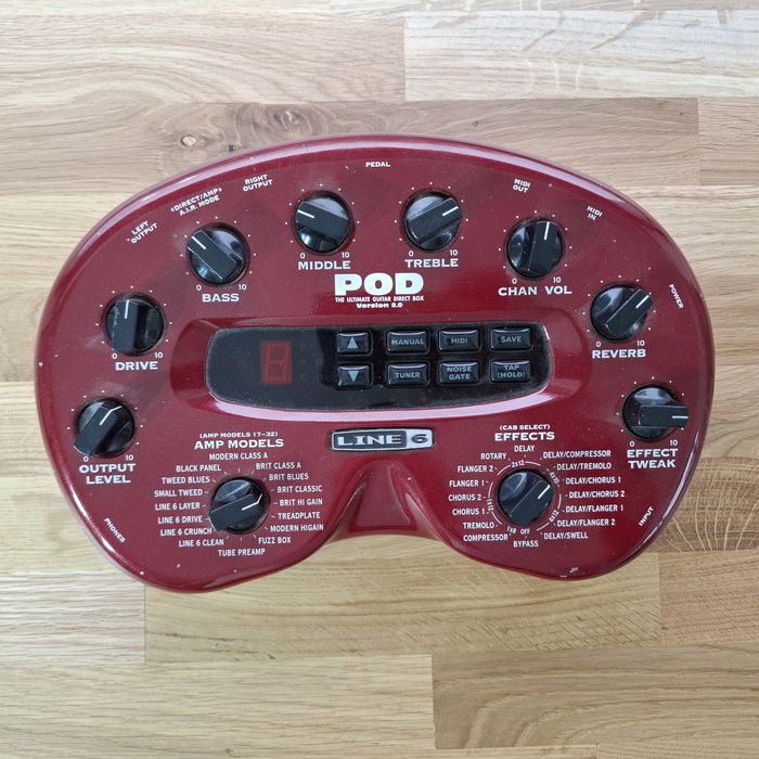 Line 6 POD 2.0  multiefekt procesor gitarowy nerka + zasolacz +footswitch