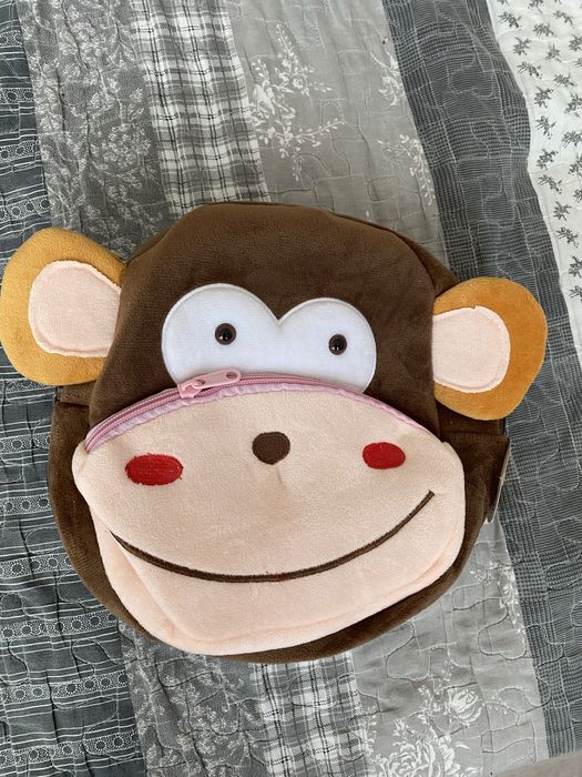 Мʼягкий плюшевий дитячий рюкзак мордочка «тваринка»