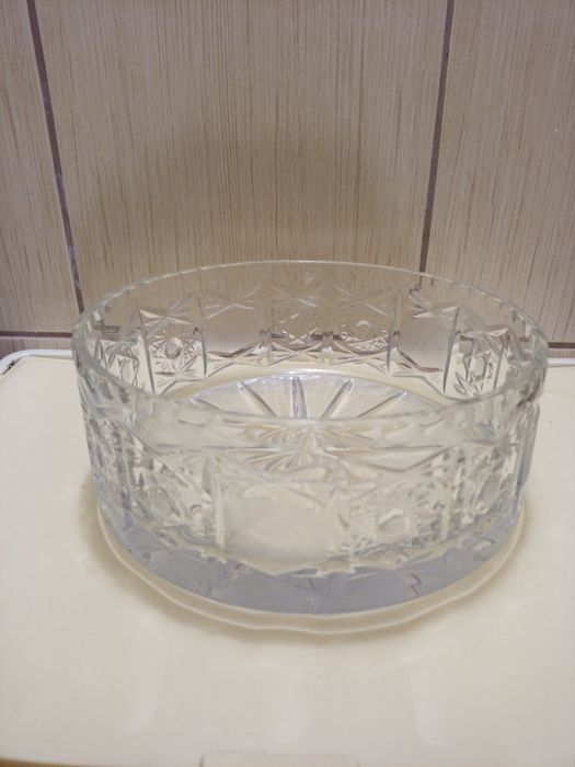 Kryształ przezroczysty misa