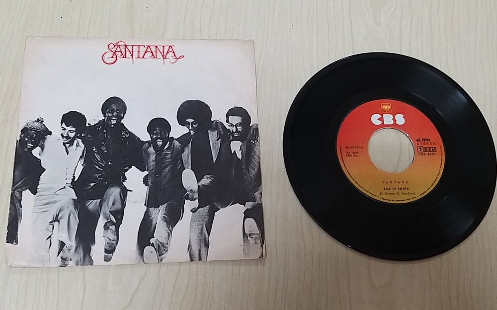 Vinil 45' Santana.