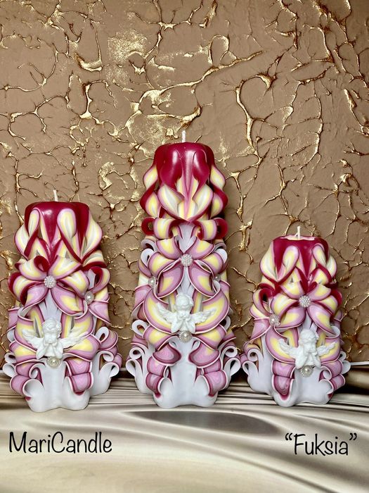 Різьблені свічки подарункові набори