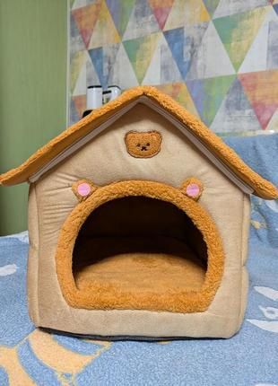 Затишний будиночок уютный домик для собак і котів