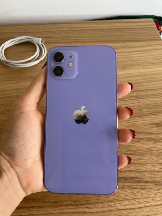 Iphone 12 roxo 128gb com capas
