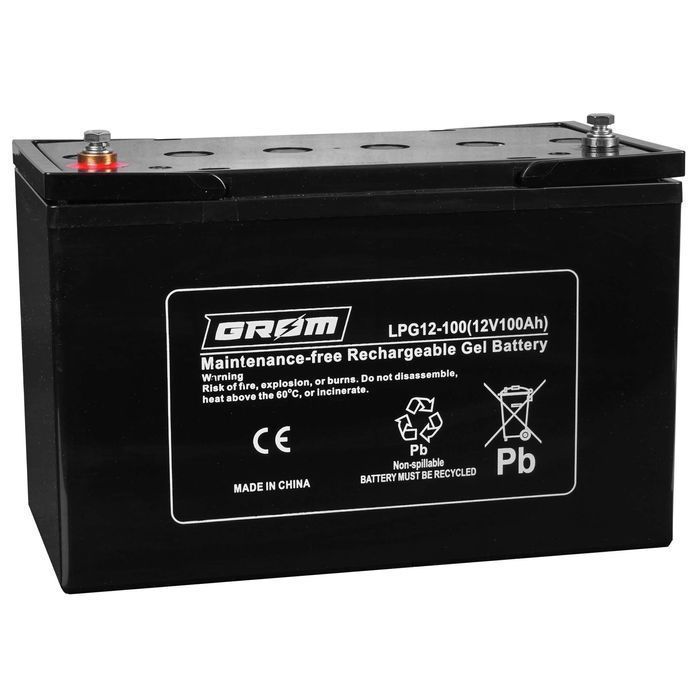 Akumulator żelowy GROM 12V 100Ah LPG12-100