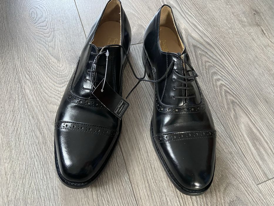 Туфли броги оксфорды Samuel Windsor p.45-45,5 Hand Made