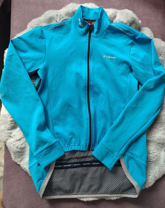 Велокуртка софтшел Lusso Aqua repel L-XL,велокуртка подовжена,куртка міжсезон,велокуртка непромокна