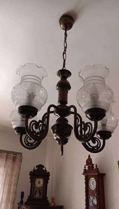 Candeeiro lustre de teto