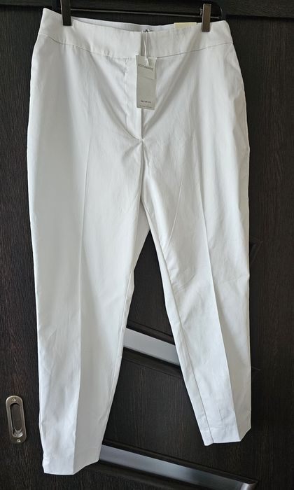 03 WYPRZEDAŻ Reserved Spodnie damskie białe r.XL