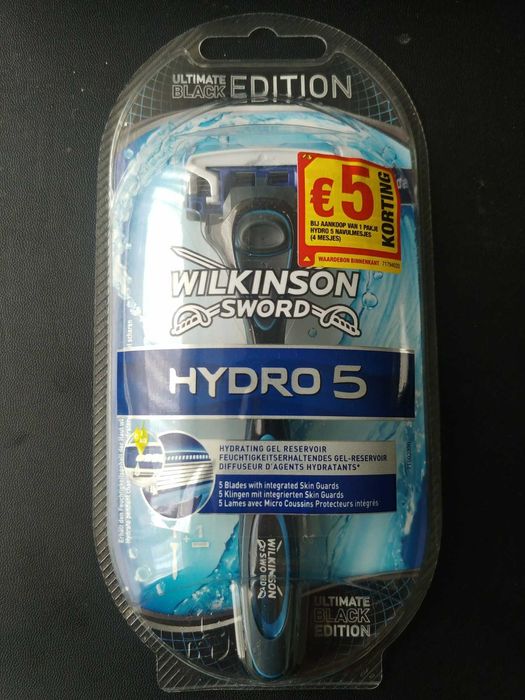 Бритва Wilkinson Hydro 5 Regular 1 шт. (Станок +1 кар) чол. Є гурт!!!