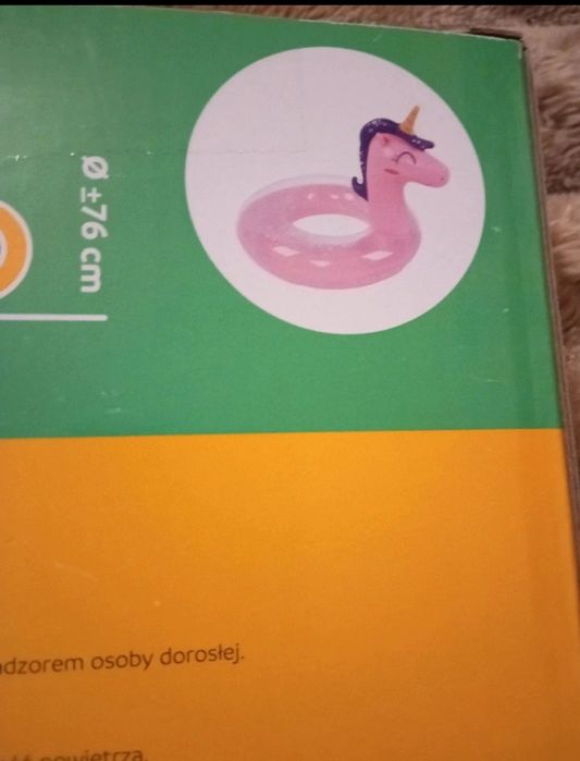 koło do pływania jednorożec Decathlon