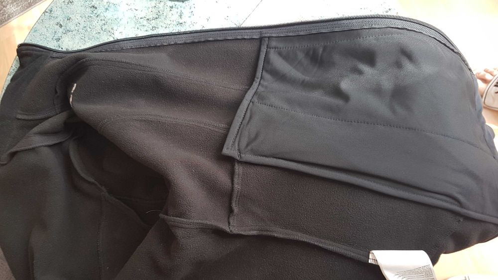 Kurtka czarna bez podszewki *BRUGI* -XL