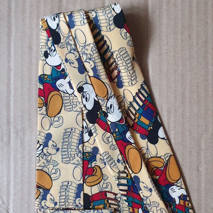 Krawat Disney Myszka Miki jedwab(k-7)