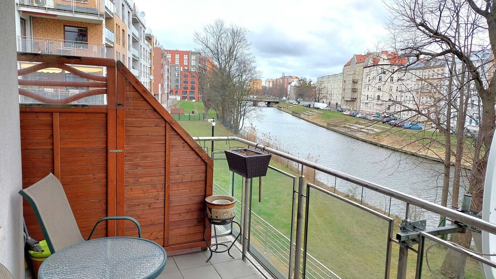 Mieszkanie z balkonem nad samą Motławą | Gdańsk ul. Toruńska wynajme
