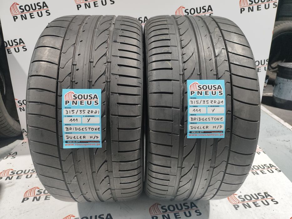 2 pneus semi novos 315-35R21 Bridgestone - Oferta dos portes 220 euros