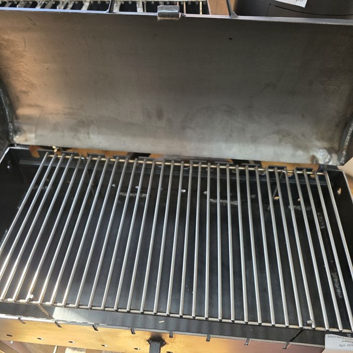 Решітка гриль для мангала нержавійка плоска купити — KozakGrillShop