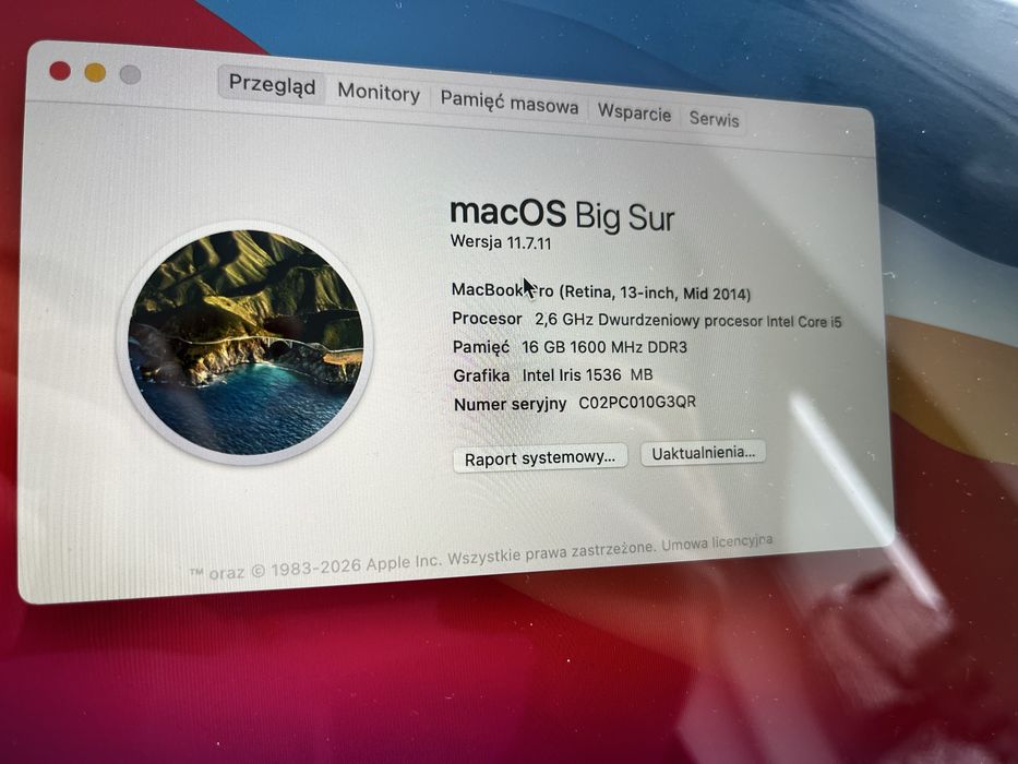 Macbook pro A1502
