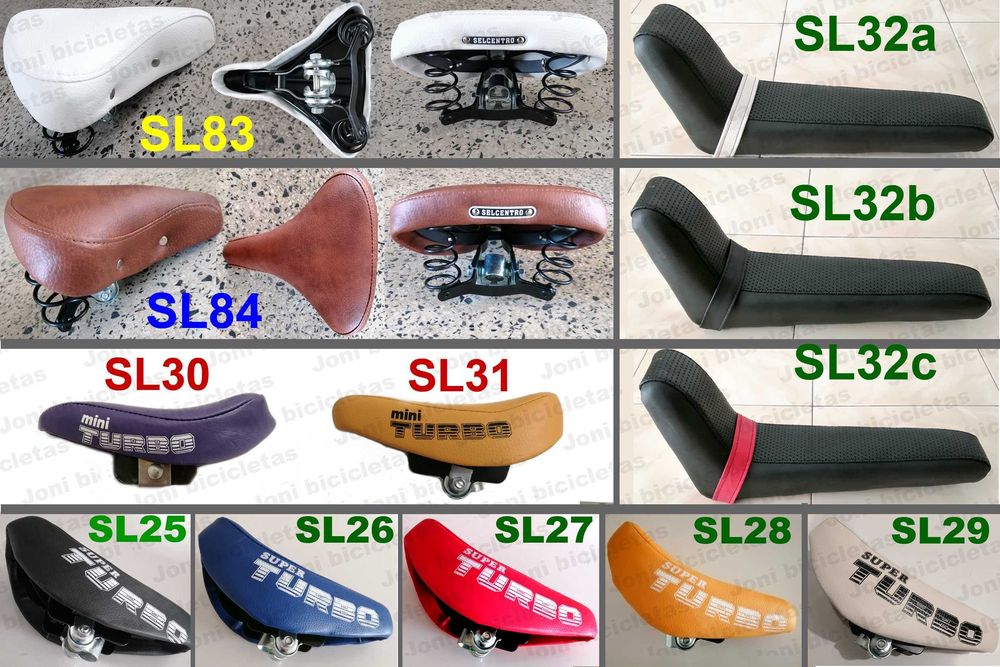 Selim / assento de bicicleta pasteleira, corrida, BMX, MTB, criança
