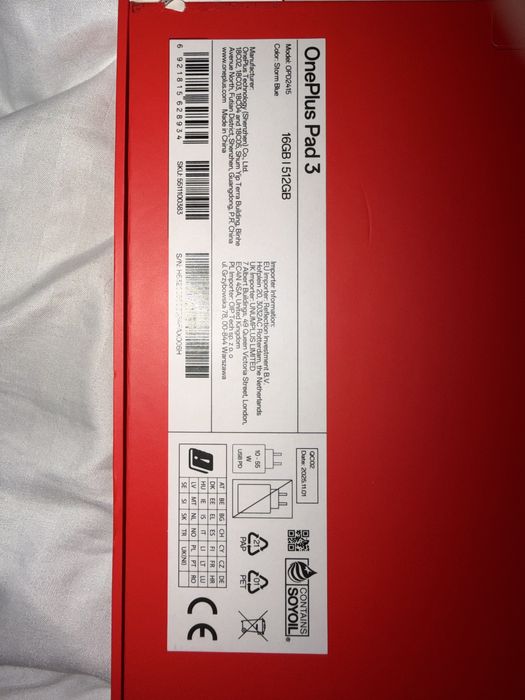 Oneplus pad 3 16/512