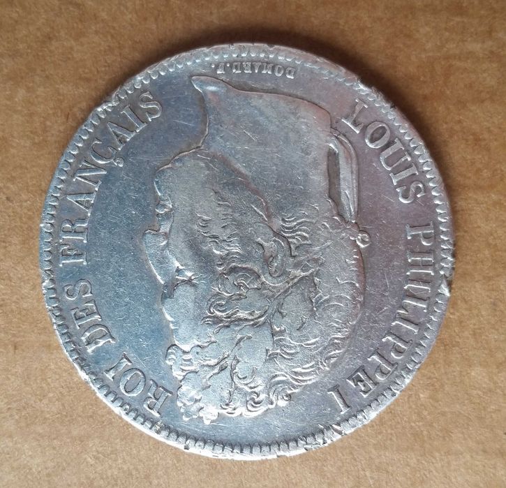 Francja. 5 franków 1840 Srebro