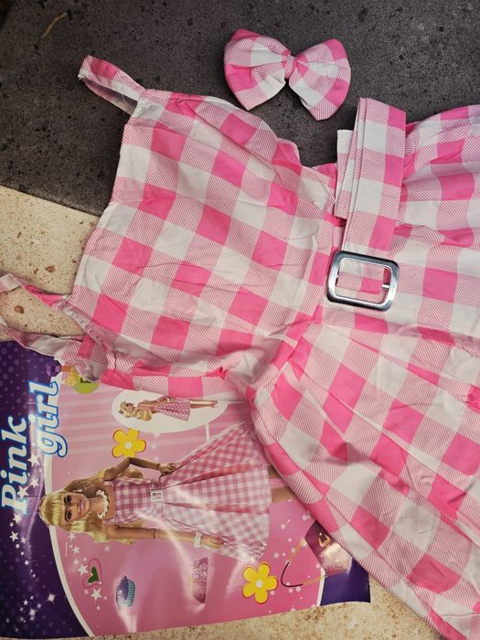 Strój przebranie dla dziewczynek Barbie rozm S nowy