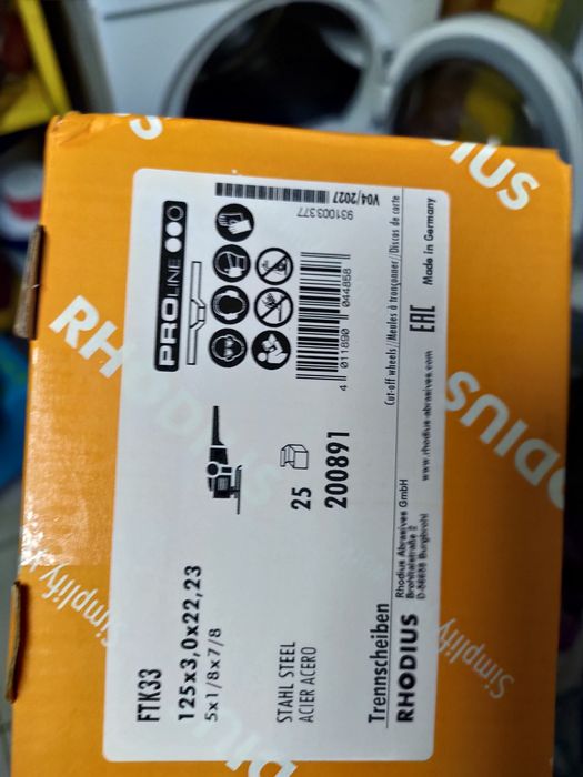 Caixa de discos corte de ferro