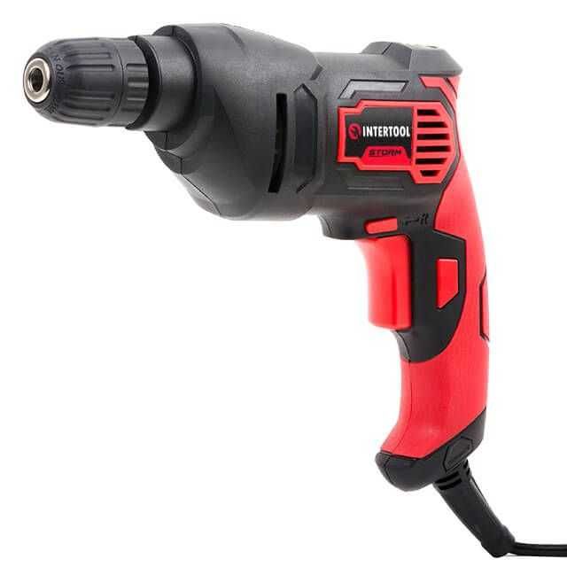 Дрель INTERTOOL WT-0115 быстрозажимной патрон реверс 500Вт 0.8-10мм