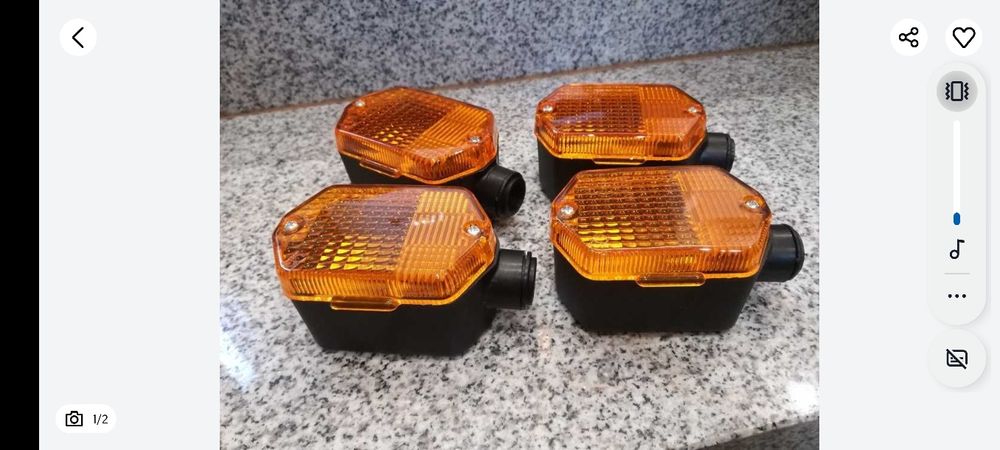 Kierunkowskazy mz etz simson S51 sr50 prostokątne