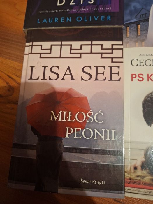 Zestaw książek - 7 raz dzis, Klamstwa w blasku księżyca, milosc Peonii