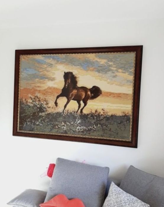 Obraz handmade KOŃ w Biegu