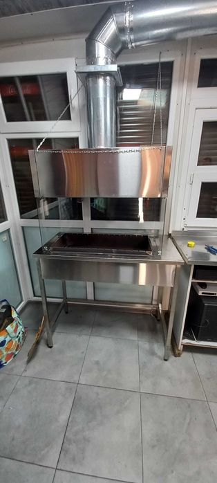 Стіл для мангал з нержавіючої сталі