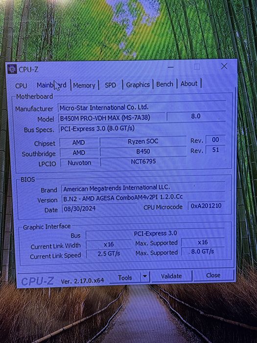 Продам материнську плату MSI B450M PRO-VDH MAX (AM4)