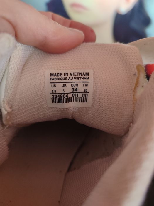 Кросівки хайтопи NIKE на дівчинку 34 розмір