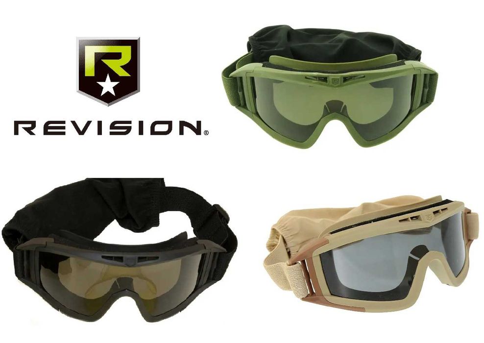 Тактична маска Revision три лінзи Військові балістичні окуляри захисні