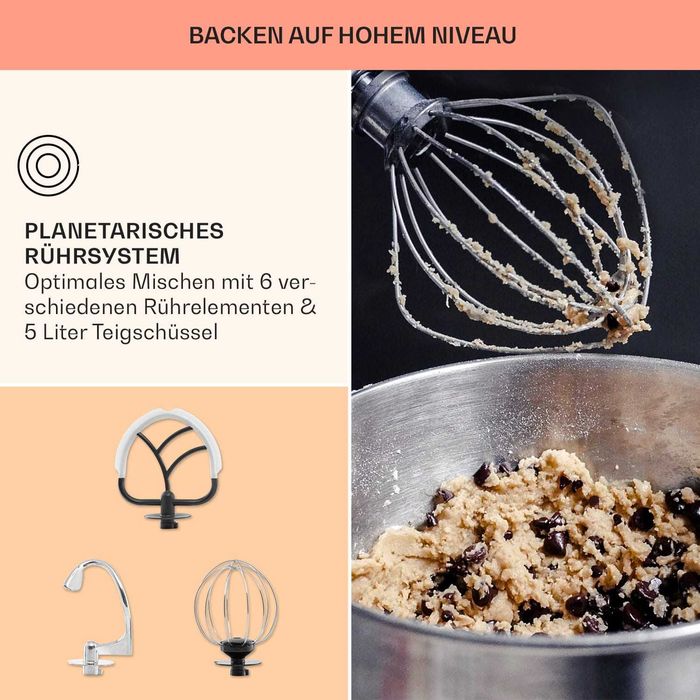 Тістоміс Кухонний комбайн тестомес міксер Klarstein Bella Pico 2G