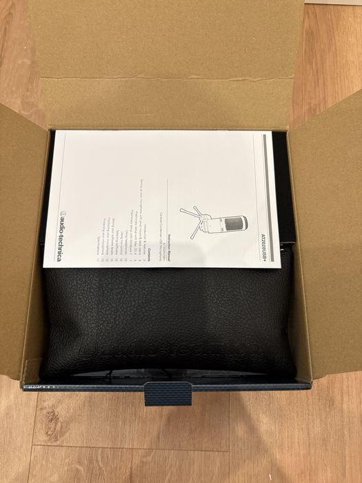 Audio-Technica AT2020USB+ – Novo (apenas aberto)
