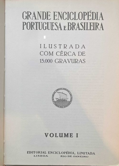 Grande Enciclopédia Portuguesa e Brasileira - Coleção completa!