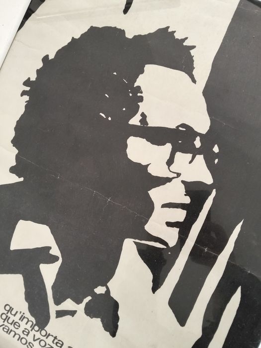 Cartaz emoldurado, Zeca Afonso e Sofia Melo Breyner