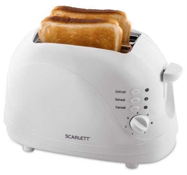 Тостер SCARLETT 700Вт на 2 гренки SC-TM11006
