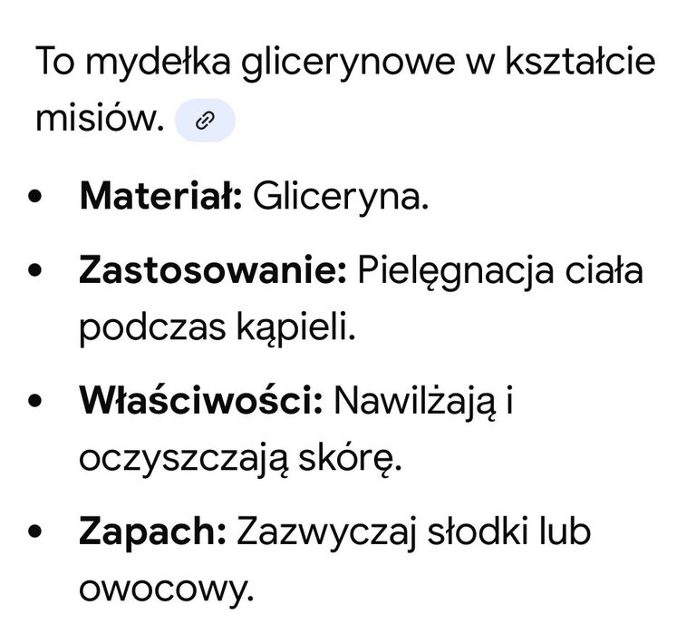 Figurki mydlane .