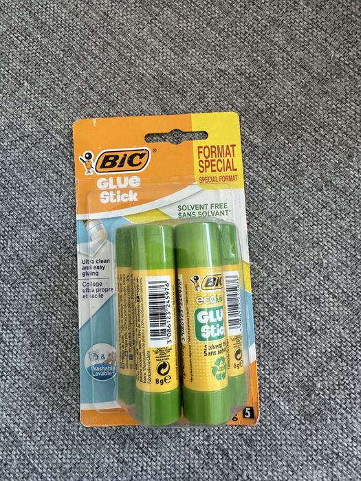 Kleje bic 5 sztuk