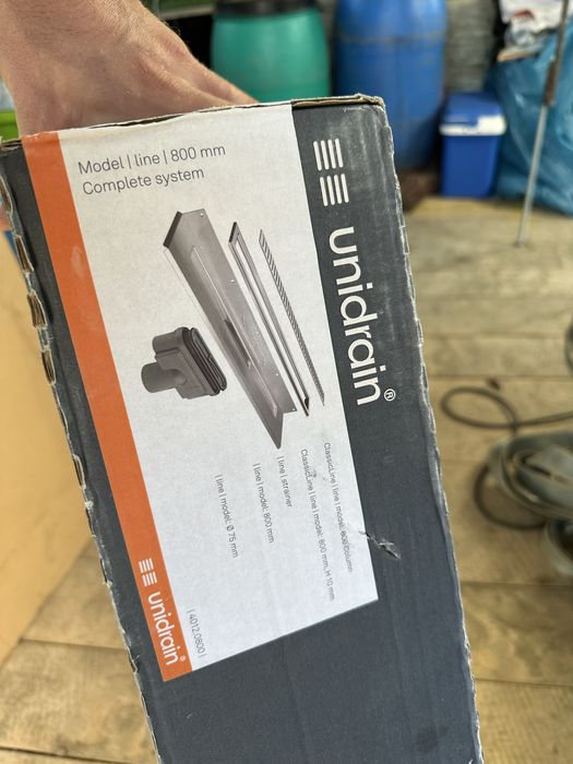 Odplyw liniowy UNIDRAIN 800 Kompletny (liniowka prysznic brodzik) TOP