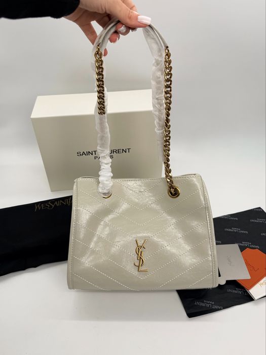 Сумка YSL, Saint Laurent Niki / сумка ів сен лоран біла, чорна