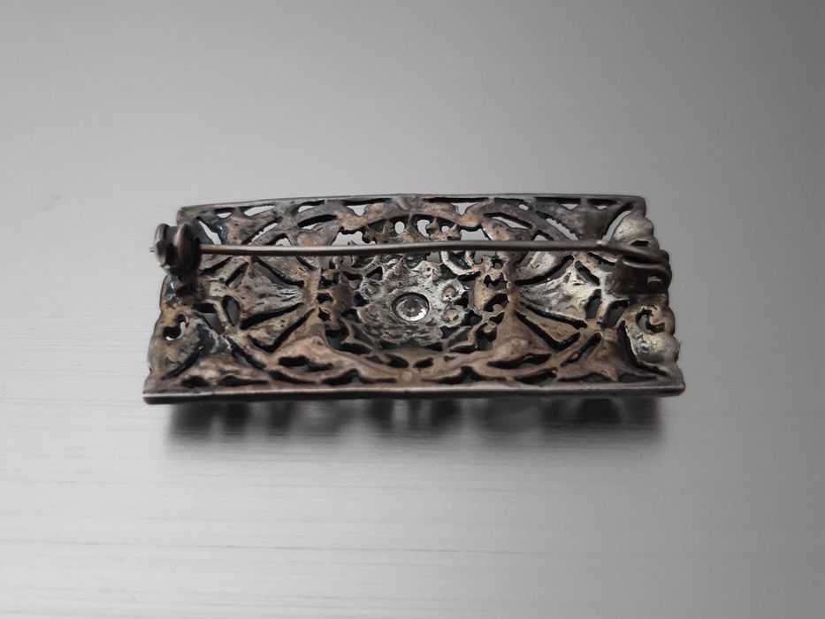 Pregadeira Antiga - Prata, Ouro e Brilhantes