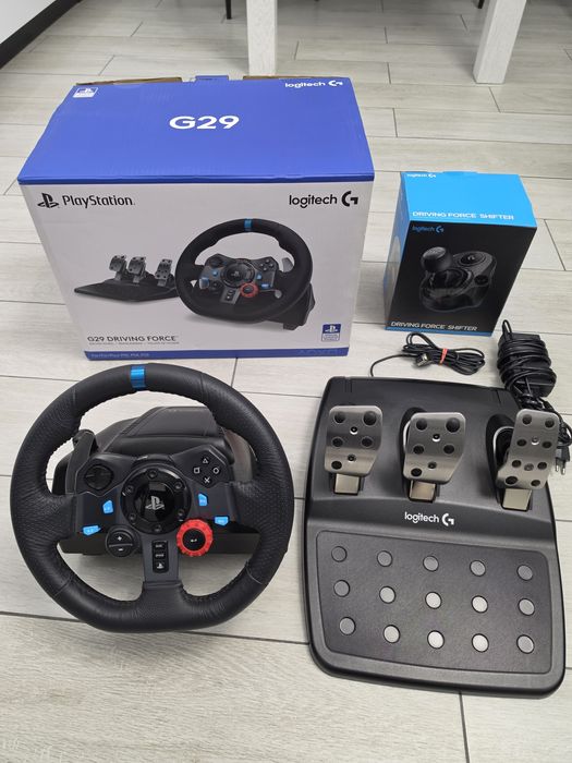 Кермо Logitech G29 Driving Force + педалі, передачі.