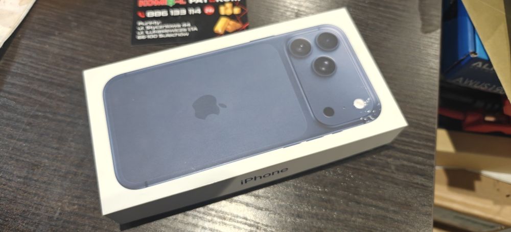iPhone 17 Pro Max 256gb..Blue nowy gwarancjA.. PAT-KOM