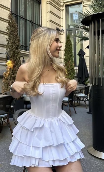 Платье белое el.milas