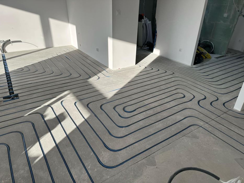 Frezowanie pod ogrzewanie podlogowe