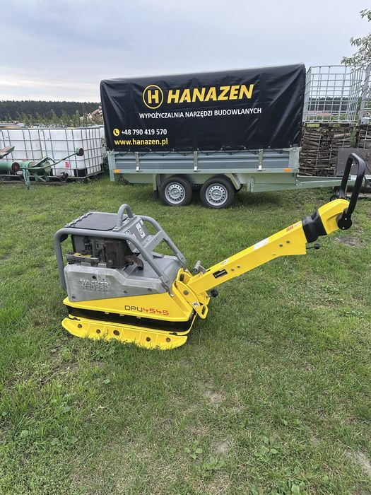 Zagęszczarka Wacker Neuson DPU 4545 Rewers przód tył 400 kg silnik Hatz 2017 r Sprawna F.Vat