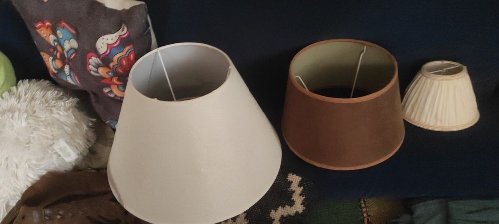 Abajur dourado novo e outros